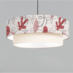 Abat-jours Suspensions Suspension Double Visage T 65 X H 30 -Luminaires Soldes suspension double visage t 65 x h 30 2