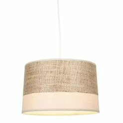 Decoratie Suspensions Suspension Effet Naturel Beige D35cm -Luminaires Soldes suspension effet naturel beige d35cm 2