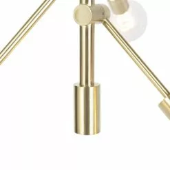 QAZQA Suspensions Suspension En Acier Doré/laiton -Luminaires Soldes suspension en acier dore laiton 5