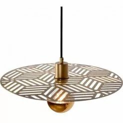 Lampea Suspensions Suspension En Acier Or Mat Ø 40 Cm -Luminaires Soldes suspension en acier or mat oe 40 cm 4