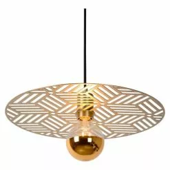 Lampea Suspensions Suspension En Acier Or Mat Ø 40 Cm -Luminaires Soldes suspension en acier or mat oe 40 cm 5