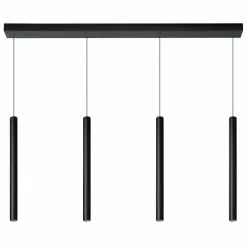 Lucide Suspensions Suspension En Aluminium Noir -Luminaires Soldes suspension en aluminium noir 9