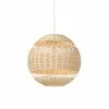 QAZQA Suspensions Suspension En Bamboo Marron