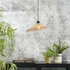 Good & Mojo Suspensions Suspension En Bambou Asymétrique D40 -Luminaires Soldes suspension en bambou asymetrique d40 2