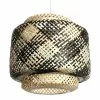 Lussiol Lighting Suspensions Suspension En Bambou Noir D. 40 Cm
