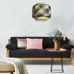 Lussiol Lighting Suspensions Suspension En Bambou Noir D. 40 Cm -Luminaires Soldes suspension en bambou noir d 40 cm 5