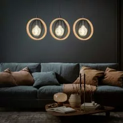 Briloner Suspensions Suspension En Bois -Luminaires Soldes suspension en bois 2