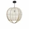 Mica Decorations Suspensions Suspension En Bois Beige Et Lin
