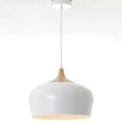 Lussiol Lighting Suspensions Suspension En Bois Blanc D. 35 Cm -Luminaires Soldes suspension en bois blanc d 35 cm 3