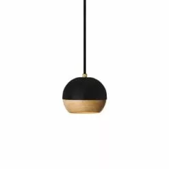 Mater Suspensions Suspension En Bois De Chêne Noir -Luminaires Soldes suspension en bois de chene noir 2