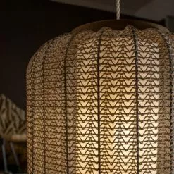 Now’s Home Suspensions Suspension En Bois Et Crochet -Luminaires Soldes suspension en bois et crochet 3