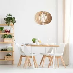 Lussiol Lighting Suspensions Suspension En Bois Naturel D. 44 Cm -Luminaires Soldes suspension en bois naturel d 44 cm 2
