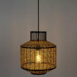 Drawer Suspensions Suspension En Cannage D30x35cm Naturel -Luminaires Soldes suspension en cannage d30x35cm naturel 2