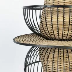 Drawer Suspensions Suspension En Cannage D40x35cm Naturel -Luminaires Soldes suspension en cannage d40x35cm naturel 5