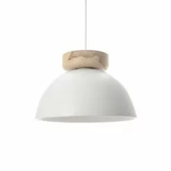 Lussiol Lighting Suspensions Suspension En Céramique Blanc D. 30 Cm
