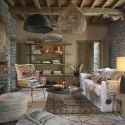 Maisons Du Monde Suspensions Suspension En Chanvre Tressé -Luminaires Soldes suspension en chanvre tresse 1000 0 23 210681 4