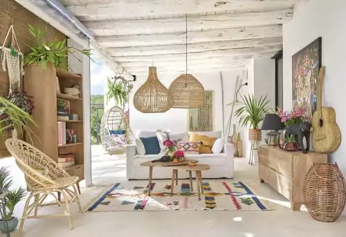 Maisons Du Monde Suspensions Suspension En Fibre Végétale Tressée 6 Maisons Du Monde Suspensions Suspension En Fibre Végétale Tressée – Image 6