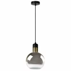 Lucide Suspensions Suspension En Glass Fume -Luminaires Soldes suspension en glass fume 2