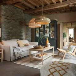 Maisons Du Monde Suspensions Suspension En Jonc De Mer Tressé Main -Luminaires Soldes suspension en jonc de mer tresse main 1000 9 20 222896 4