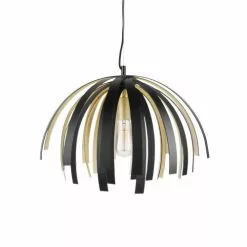 Present Time Suspensions Suspension En Lamelles De Bois H35cm