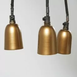 Maisons Du Monde Suspensions Suspension En Manguier Et Métal Coloris Laiton -Luminaires Soldes suspension en manguier et metal coloris laiton 1000 1 22 190877 3