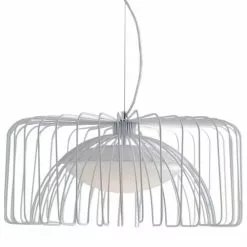 Keria Suspensions Suspension En Métal Blanc -Luminaires Soldes suspension en metal blanc 2