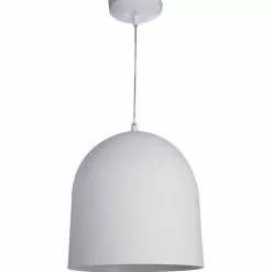 Lussiol Lighting Suspensions Suspension En Métal Blanc D. 30 Cm -Luminaires Soldes suspension en metal blanc d 30 cm 7