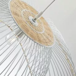 Lussiol Lighting Suspensions Suspension En Métal Blanc D. 60 Cm -Luminaires Soldes suspension en metal blanc d 60 cm 2