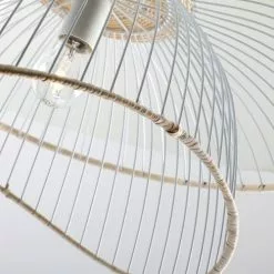 Lussiol Lighting Suspensions Suspension En Métal Blanc D. 60 Cm -Luminaires Soldes suspension en metal blanc d 60 cm 3