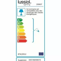 Lussiol Lighting Suspensions Suspension En Métal Blanc D. 60 Cm -Luminaires Soldes suspension en metal blanc d 60 cm 4