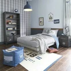 Maisons Du Monde Suspensions Enfant Suspension En Métal Bleu Marine -Luminaires Soldes suspension en metal bleu marine 1000 11 34 193267 4