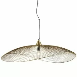 Keria Suspensions Suspension En Métal Dore -Luminaires Soldes suspension en metal dore 2