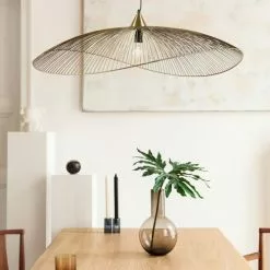 Keria Suspensions Suspension En Métal Dore -Luminaires Soldes suspension en metal dore 3