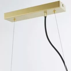 Maisons Du Monde Suspensions Suspension En Métal Doré Globes En Verre Ambré -Luminaires Soldes suspension en metal dore globes en verre ambre 1000 5 8 200129 2