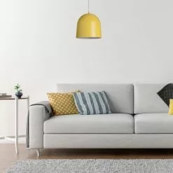 Lussiol Lighting Suspensions Suspension En Métal Jaune D. 30 Cm -Luminaires Soldes suspension en metal jaune d 30 cm 2