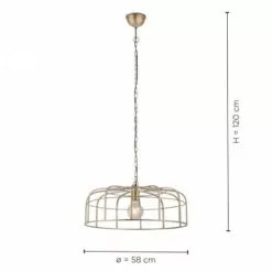 Keria Suspensions Suspension En Métal Laiton -Luminaires Soldes suspension en metal laiton 9