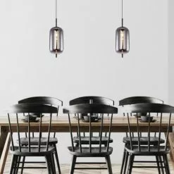 Globo Suspensions Suspension En Métal Noir -Luminaires Soldes suspension en metal noir 14