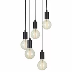 Markslöjd Suspensions Suspension En Métal Noir -Luminaires Soldes suspension en metal noir 3