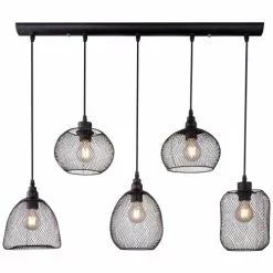 Globo Suspensions Suspension En Métal Noir -Luminaires Soldes suspension en metal noir 31