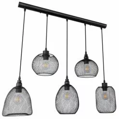 Globo Suspensions Suspension En Métal Noir -Luminaires Soldes suspension en metal noir 32