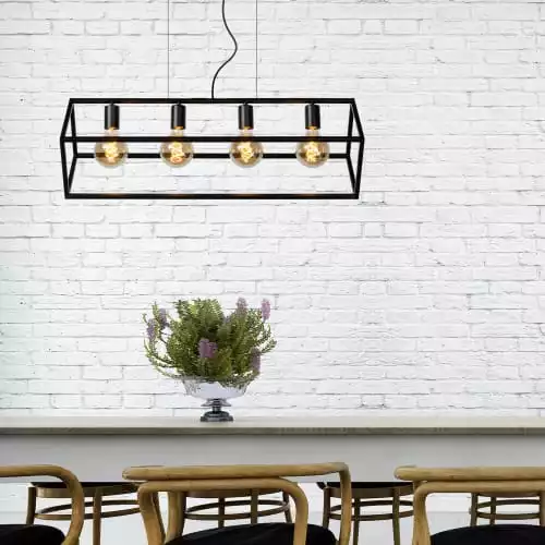 Lucide Suspensions Suspension En Métal Noir 2 Lucide Suspensions Suspension En Métal Noir – Image 2