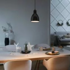 Eglo Suspensions Suspension En Métal Noir -Luminaires Soldes suspension en metal noir 51