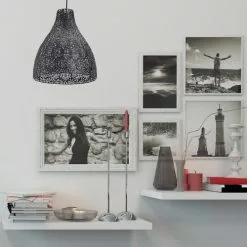 Lussiol Lighting Suspensions Suspension En Métal Noir D. 28 Cm -Luminaires Soldes suspension en metal noir d 28 cm 2