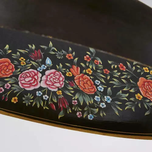 Maisons Du Monde Suspensions Suspension En Métal Noir Et Décor Floral Peint 2 Maisons Du Monde Suspensions Suspension En Métal Noir Et Décor Floral Peint – Image 2