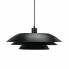 Dyberg Larsen Suspensions Suspension En Métal Noir Mat, H 13 Cm D 45 Cm