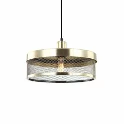 Lussiol Lighting Suspensions Suspension En Métal Or D. 36 Cm