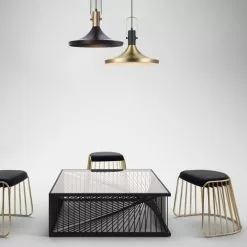 Lussiol Lighting Suspensions Suspension En Métal Or D. 36 Cm -Luminaires Soldes suspension en metal or d 36 cm 5