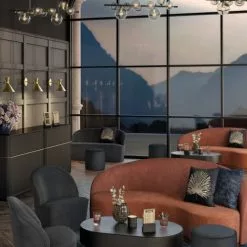 Maisons Du Monde Suspensions Suspension En Métal Recyclé Noir Et Doré 9 Globes En Verre -Luminaires Soldes suspension en metal recycle noir et dore 9 globes en verre 1000 9 28 221264 2