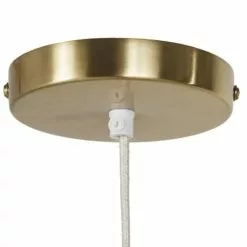 Maisons Du Monde Suspensions Suspension En Métal Teinté Crème Et Laiton -Luminaires Soldes suspension en metal teinte creme et laiton 1000 14 16 219161 2