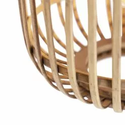 QAZQA Suspensions Suspension En Rotin Beige -Luminaires Soldes suspension en rotin beige 4